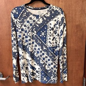 Tory Burch Top Blue / cream